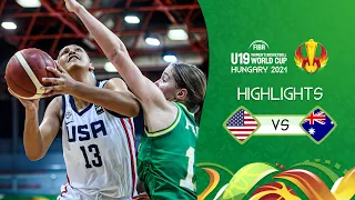 USA vs Australia | Full Highlights | Gold Medal Game - FIBA U19 Women's Basketball World Cup 2021