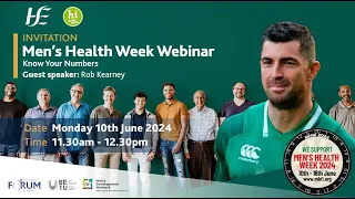 Men's Health Week Webinar with Rob Kearney