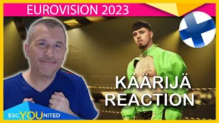 Käärijä - Cha Cha Cha! REACTION (Finland UMK 2023) EUROVISION 2023