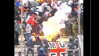 VICENZA-PADOVA 2-1 SERIE A 1995-96 I GOL E GLI INCIDENTI SERVIZIO DELLA DS