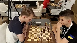 Владислав Бахмацький IM, UKR - Владислав Фіщук FM, UKR. Saint Charbel Chess Cup'23.