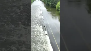 Drone footage captures the extent of flooding in Texas following days of heavy rain.
