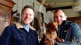 Furnishing the GRAND Entrance | Antique shopping for a Chateau.