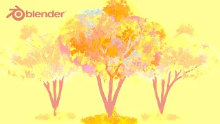 Grease Pencil Tree Tutorial in Blender 3D