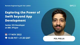 Exploring the Power of Swift beyond App Development | Pol Piella | Senior iOS developer- BBC iPlayer