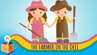 The Farmer In The Dell | Animated Karaoke With Vocals