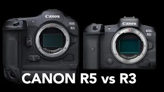 Canon R5 vs R3 Comparison