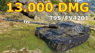 World of Tanks T95/FV4201 Chieftain - 6 Kills 13K Damage