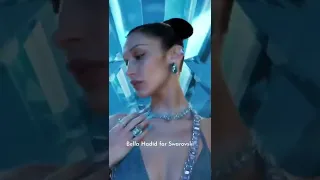 Bella Hadid for Swarovski #shorts #bellahadid #swarovski