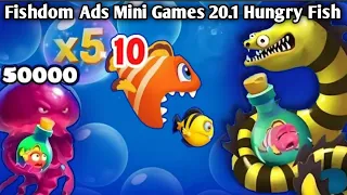 Fishdom Ads Mini Games 20.1 Hungry Fish | New update level Trailer video