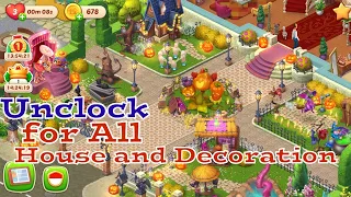 Homescapes Unlock all house and sercret decoration 🏠🏠