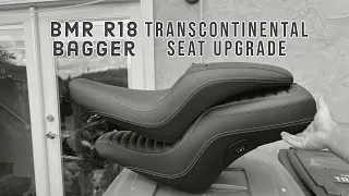 Installing BMW's R18 TransContinental Seat on a Bagger ---- It fits!