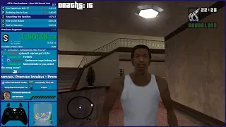 GTA San Andreas One HP OHKO Speedrun - Hugo_One Twitch Stream - 9/10/2022