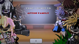 Fnaf 1 (Missing children's) react to Afton Family | CC Afton | 2/5 |