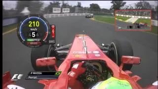 On board Sebastian Vettel e Felipe Massa Gp Australia 2013 F1