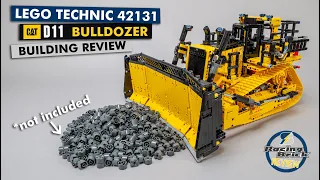 LEGO Technic 42131 CAT D11(T) Bulldozer detailed building review