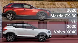 2020 Mazda CX-30 vs 2020 Volvo XC40 (technical comparison)