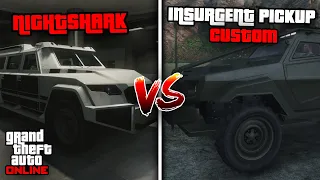 Nightshark VS Insurgent Pick-Up Custom! | Which Armored Vehicle is BETTER?? - (GTA Online)