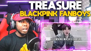 treasure as blackpink fanboys (REACTION!!!!)