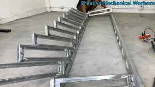 Smart Folding Stairs Extremely Utilities For Small Spaces