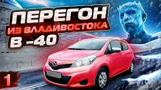Опасный перегон из Владивостока в -40.Toyota довезет куда угодно