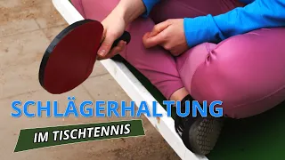 Verbessere dein Spiel durch die richtige Schlägerhaltung im Tischtennis