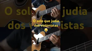 O solo que assombra os violonistas 😂 Pão de Mel #violão  #violaocover #pizzicato