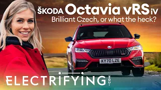 Skoda Octavia vRS iV Estate 2021 review – Brilliant Czech or what the heck? / Electrifying