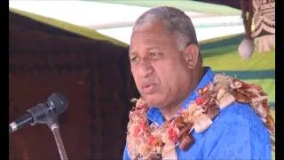 Fijian Prime Minister officates at the Groundbreaking Ceremony for Nabouwalu Dreketi Highway