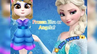 Frozen Elsa or My Angela ⁉️ #foryou #myangela #frozen #frozenelsa