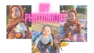 DIY BABY PHOTOSHOOT AT HOME-SO ADORABLE!