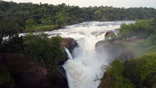 Murchison Falls | Uganda | Waterfall | Aerial Video | 4K Video