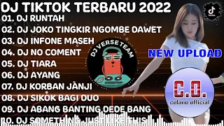 DJ TIKTOK TERBARU 2022   DJ RUNTAH DJ JOKO TINGKIR NGOMBE DAWET FYP VIRAL SOUND KANE MENGKANE