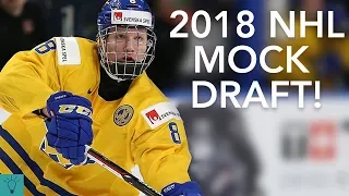 2018 NHL Mock Draft and Prospect Rankings!