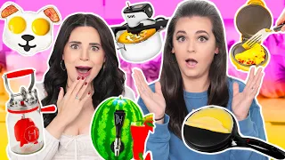 TESTING 10 MORE FUN KITCHEN GADGETS w/ My Sister! - Part 15