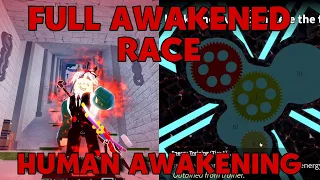 GETTING AWAKENING HUMAN V4!!!! FULL GUIDE..... ( Blox Fruits )