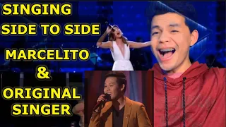 MARCELITO AND ORIGINAL SINGER OF "NEVER ENOUGH" SINGING SIDE TO SIDE | SURPRISED OFWHAT I FOUND OUT😍