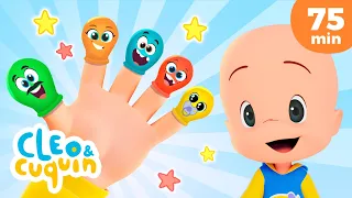 Finger Family balloons and more Nursery Rhymes by Cleo and Cuquin | Children Songs