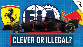 The suspected Red Bull/Ferrari trick being outlawed in F1