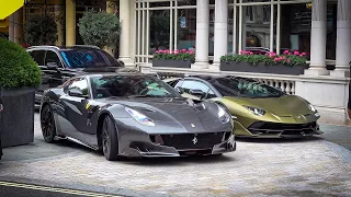 Supercars in London August 2023 - #CSATW533 [812 Competizione, SVJ, F12tdf, LFA, Batmobile]