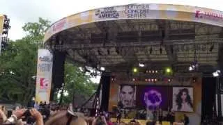 Demi Lovato singing Really Don't care at the GMA Summer Concert