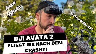 DJI Avata 2 - Erster Flug nach Crash | 3D Druck Ducts | M-Mode | Acro am Morgen | Sonnenaufgang