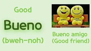 Basic adjectives in Spanish