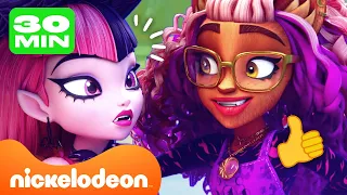 Школа Монстров | Клодин спасает ситуацию на протяжении 30 МИНУТ | Nickelodeon Cyrillic