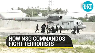 Watch: Over 150 NSG commandos conduct counter-terrorism drills in Madurai