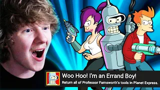 I Earned Every ACHIEVEMENT In The HILARIOUS Futurama Video Game!