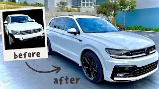 VW Tiguan R-Line Conversion Paint and Instal