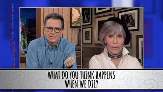 Jane Fonda Takes The Colbert Questionert