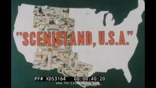 “ SCENICLAND, USA ”  1960s TV EPISODE  GRAND CANYON, SALT LAKE, WHITE SANDS, DEVIL'S TOWER XD53164