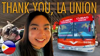 Bus LA UNION to MANILA 🇵🇭 Plus the BEST LUNCH SPOT in San Juan La Union